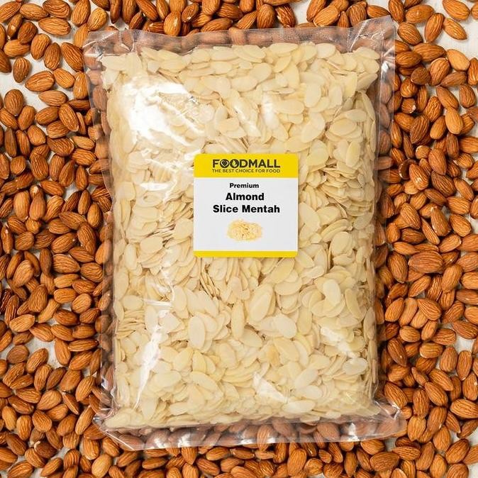 

Almond Slice MENTAH 1 Kg / Slice Almond Berkualitas