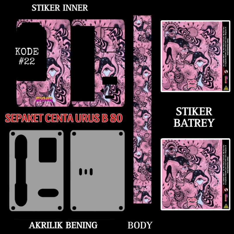 

Terlaris Undangan Stiker Tipe B 8 O Garskin Custom Case Laminasi Tebal COD