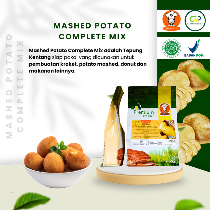 

R&B INSTANT MASHED POTATO POWDER 1KG / TEPUNG KENTANG ASLI INSTAN MASH