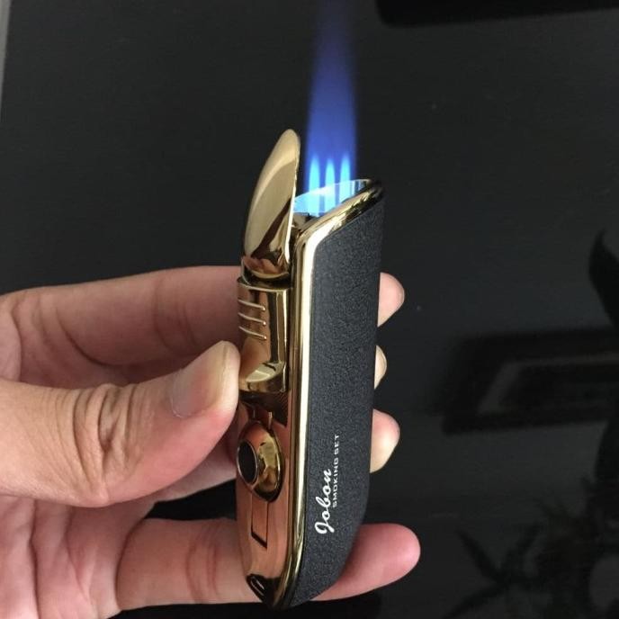 Baru Korek Api Cerutu Lighter JOBON ZB 528 With Punch Cigar Cerutu