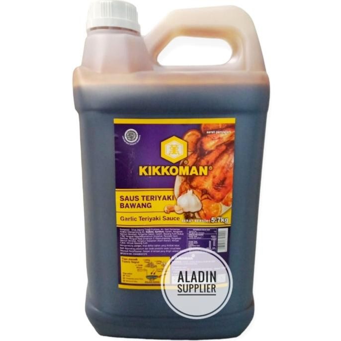 

KIKKOMAN GARLIC TERYAKI SAUCE- SAUS TERIYAKI BAWANG JERIGEN 5.7KG ORIGINAL