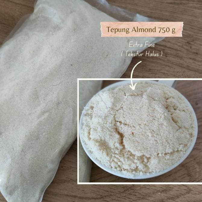 

Tepung Almond Halus ( Blanched Almond Flour Fine Powder ) 750g Berkualitas