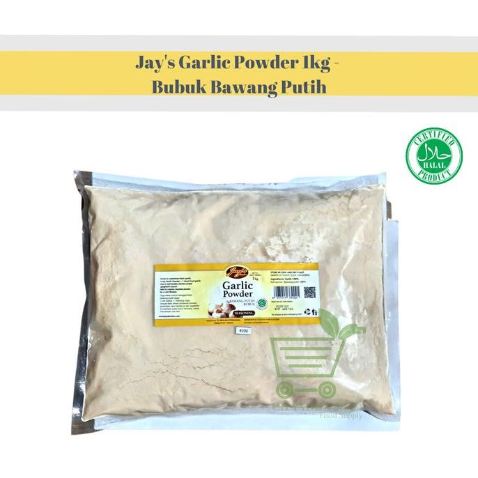 

JAYS GARLIC POWDER 1 KG - BAWANG PUTIH BUBUK ORIGINAL