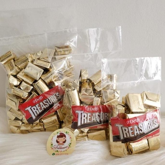 

96pcs coklat Delfi Treasure Almond Chocolate Cokelat Choco Berkualitas