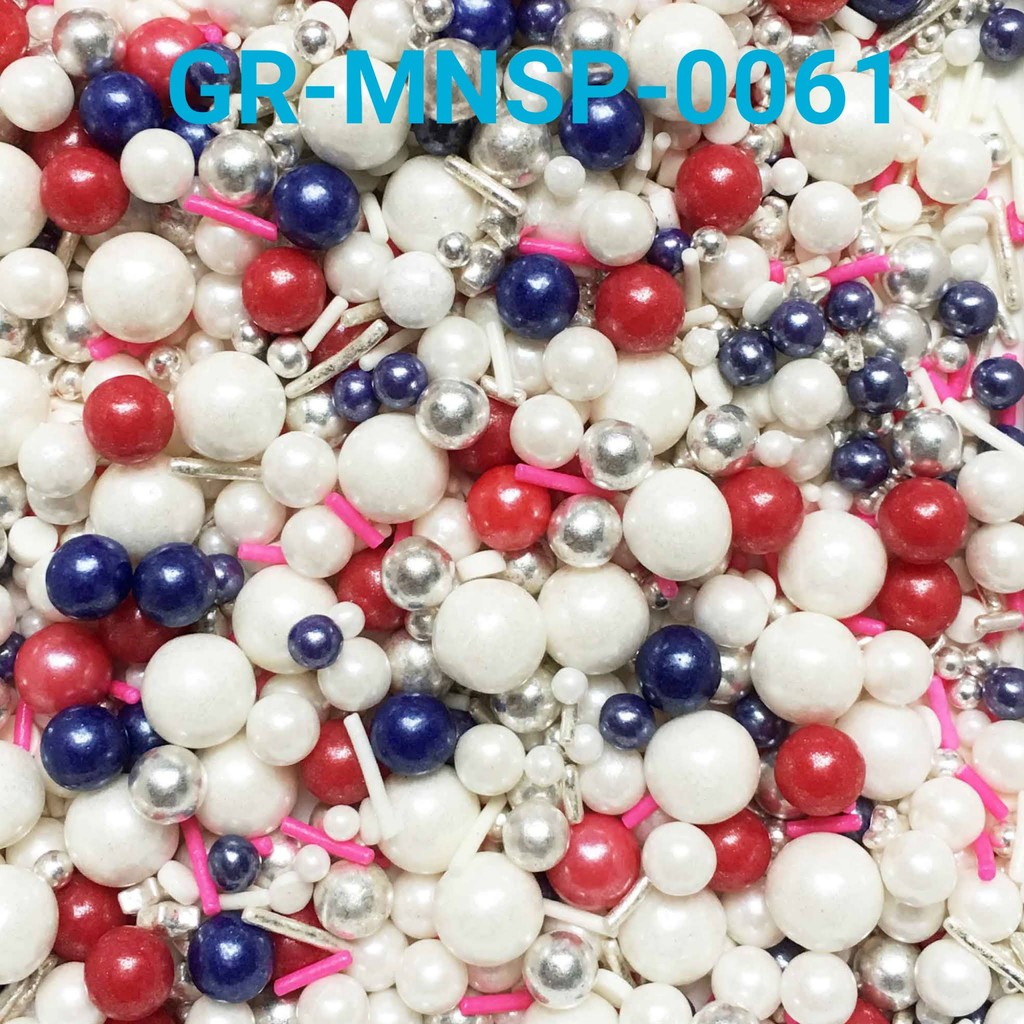 

GR-MNSP-0061 Mix sprinkle trimit springkel 10gr confetti silver chrome (SPRINKLES)