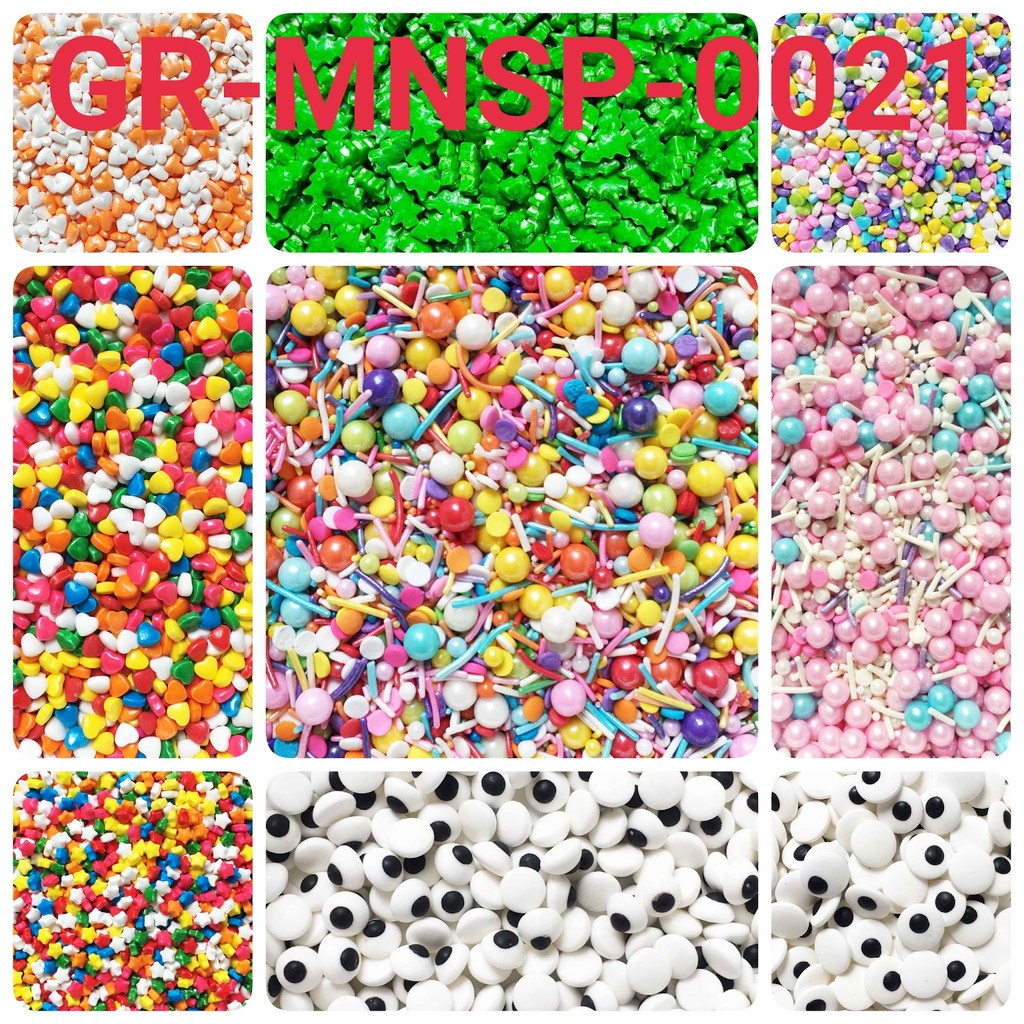 

GR-MNSP-0021 Sprinkles trimit springkel 10gr pohon hati mata rainbow (SPRINKLES)