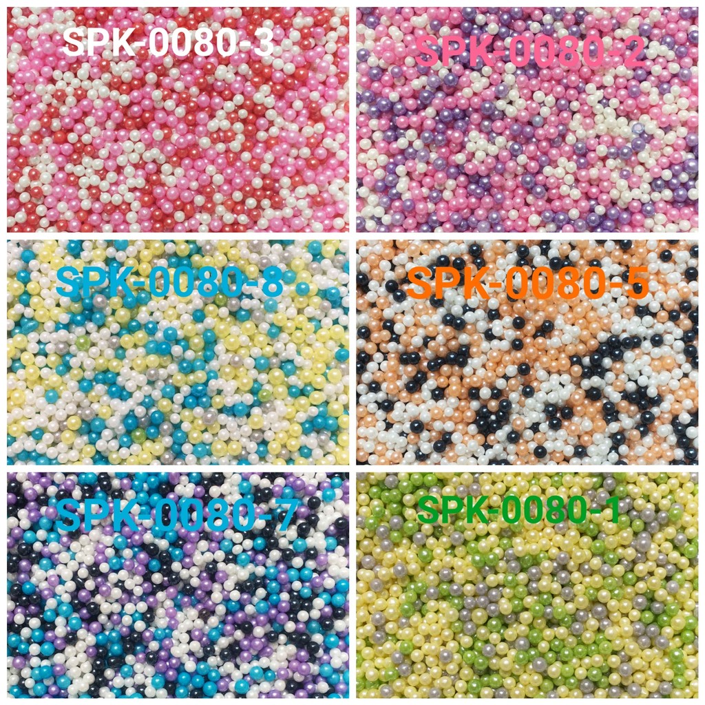 

GR-SPK-0080 Sprinkles sprinkle sprinkel 1kg 1kilo mutiara mix (SPRINKLES)