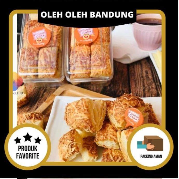 

Crispy Cheese Puff & Almond by Pillow Cake - Oleh Oleh Kue Bandung Berkualitas