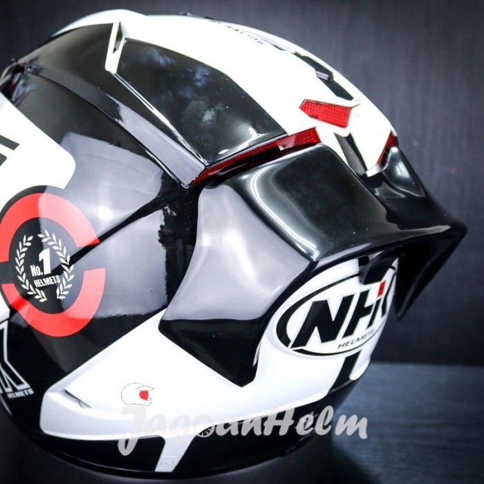 BEST SELLER SPOILER 3D HELM NHK GP1000 BLACK - BLACK DOFF AKRILIK GP1000