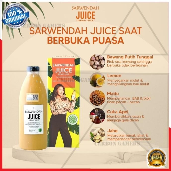 

[ 650 ML ] SARWENDAH JUICE/JUS BAWANG+MADU ASLI PENURUN KOLESTEROL -CG ORIGINAL