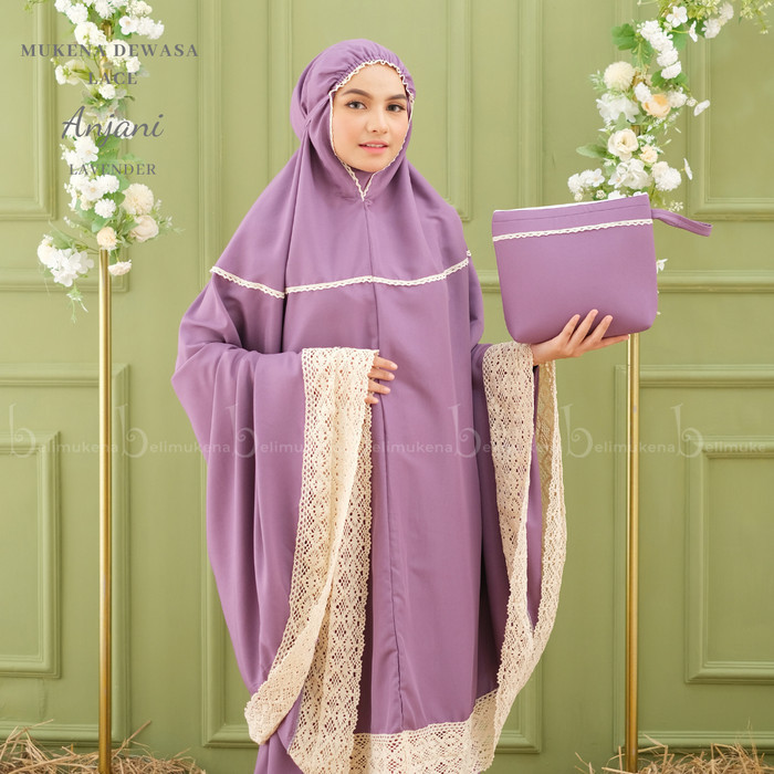 Cuci Gudang Mukena Dewasa Lace Anjani