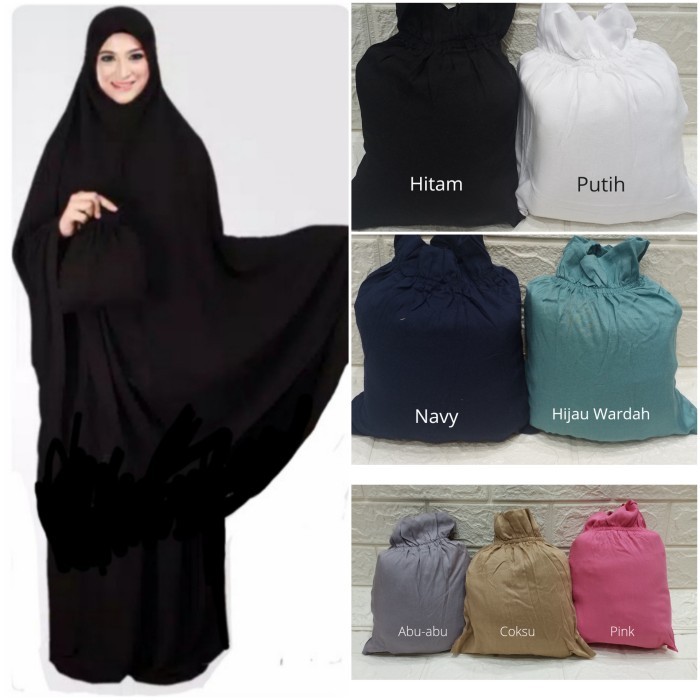 Terlaris Mukena Rayon Super Premium Polos Jumbo Adem Cantik Bagus