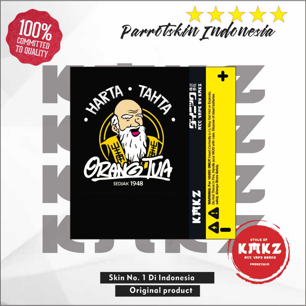 

Terlaris Stiker Wrap Baterai 18650 21700 Edition Per Garskin Custom Case Laminasi Tebal COD