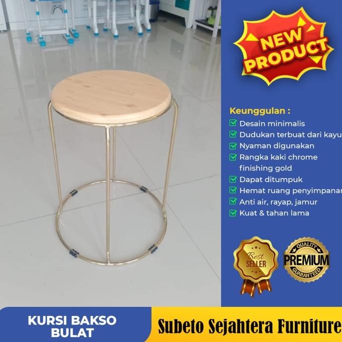 

New Kursi Bakso Bulat Minimalis