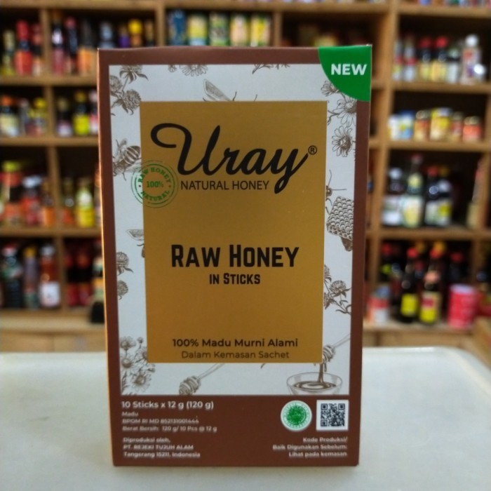 

Uray Natural Honey - Raw Honey In Sticks 10*12Gr