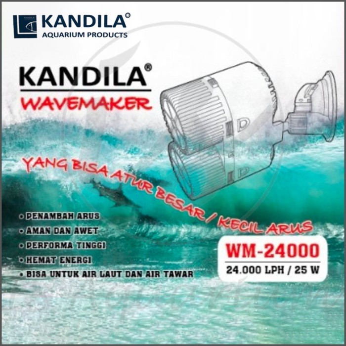 Wavemaker Kandila WM24000 24000LPH Adjustable Wave Maker WM 24000