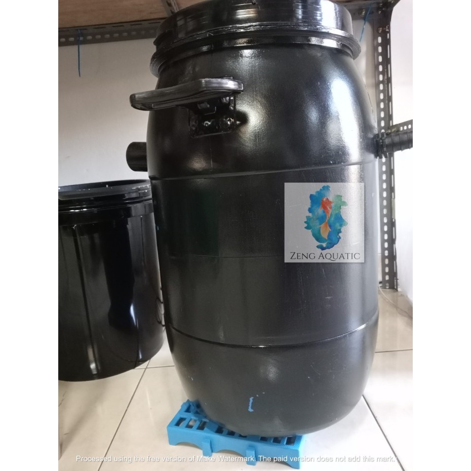 Media Tabung Filter Full Set Media Tong Filter Samping Kolam Ikan