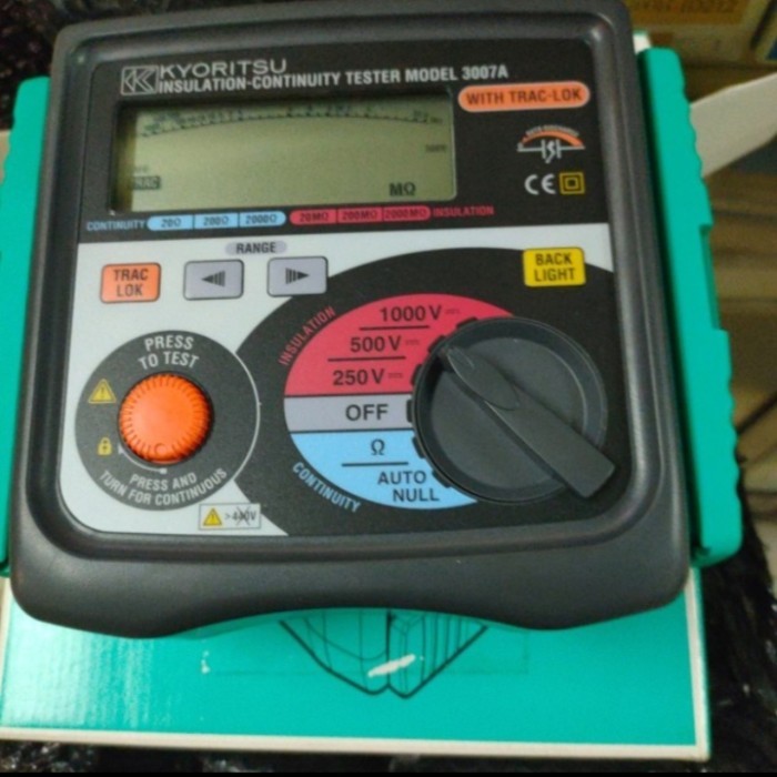 KYORITSU 3007A INSULATION TESTER MERGER