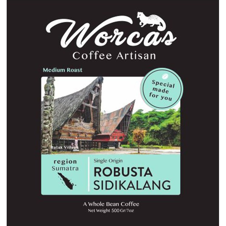 

Worcas Kopi Robusta Sidikalang 500 Gram - Medium Roast