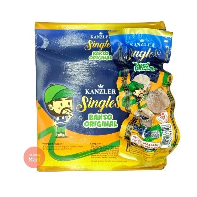 

New Kanzler Singles Bakso Siap Makan 12Pcs / Baso Singles