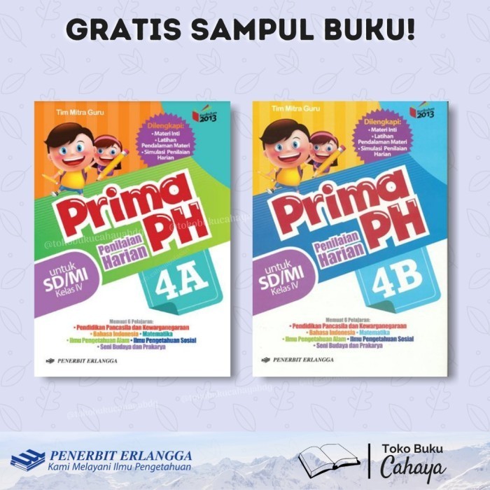

Terbaru Buku Prima Ph (Penilaian Harian) 4A, 4B K13N Erlangga Promo