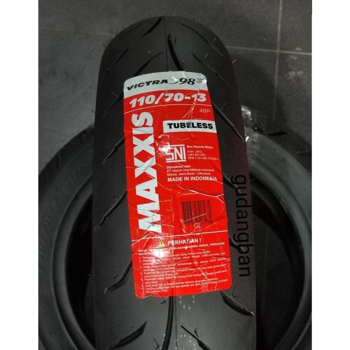 Maxxis victra 110 / 70 - 13 nmax dual compound ban motor