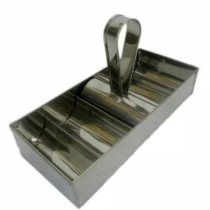 

READY STOCK CETAKAN KUE LEMPER UKURAN BESAR TERBUAT DARI STAINLESS UK 19X12X4CM