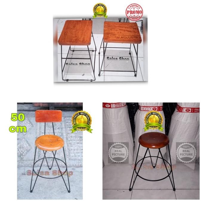 

New Kursi Besi 50Cm Kursi Bar Kursi Kafe Bakso Kursi Baso Kursi Cafe Murah