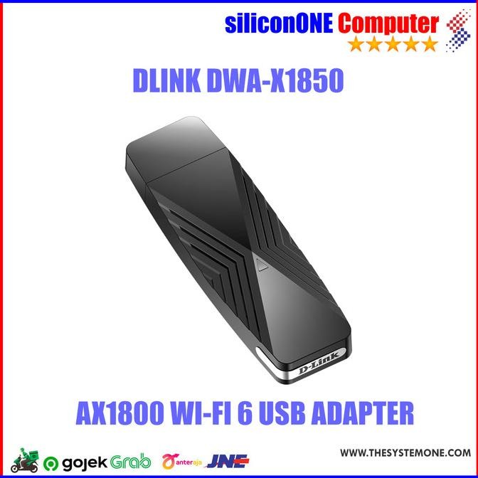 BEBAS ONGKIR - DLINK DWA-X1850 AX1800 WI-FI 6 USB ADAPTER
