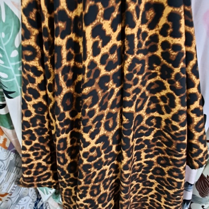 Harga Spesial Bahan Kain Wolfis Motif Macan Shj23