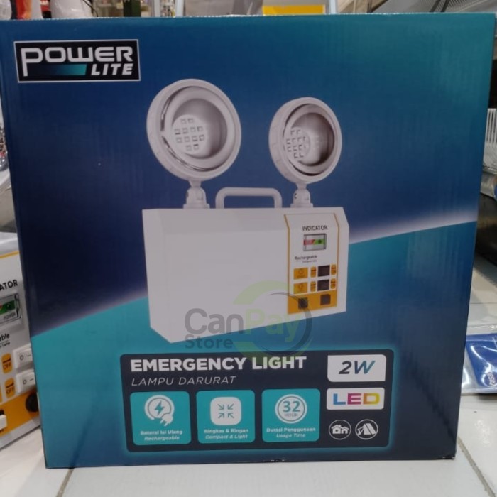 Krisbow Lampu Darurat Twin Spot Emergency Lamp