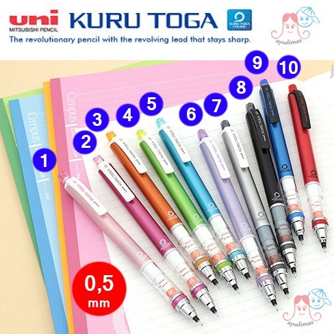 

Mechanic Pencil - Uni Kurutoga 0,5Mm