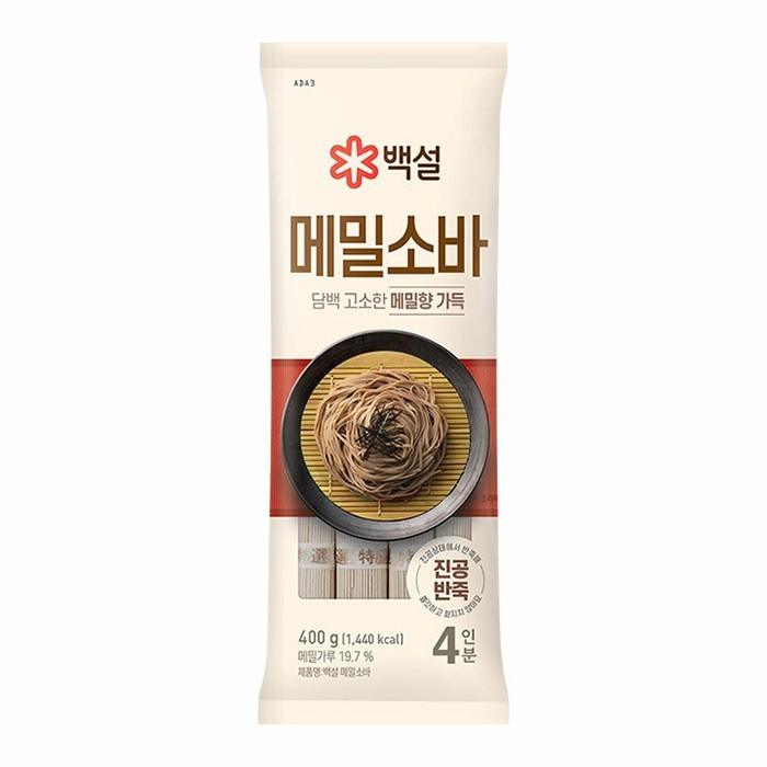 

Cj Beksul Buckwheat Noodles - Mie Soba Korea 400G