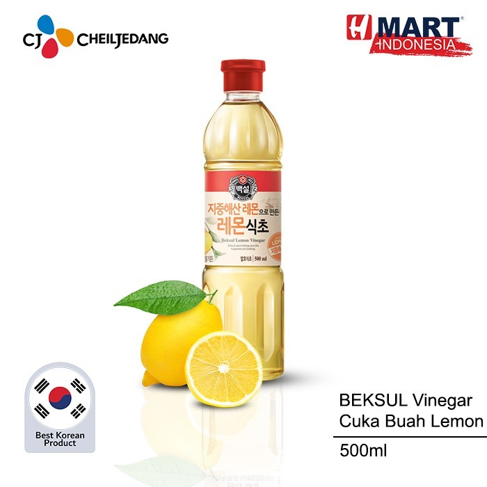 

Cj Beksul Lemon Vinegar - Bumbu Saus Cuka Lemon Korea 500Ml