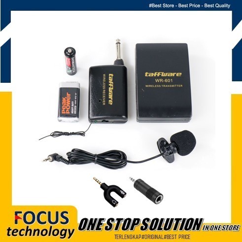 Mic Wireless Imam Jepit Clip On Di Baju / Mic Wireless Bando