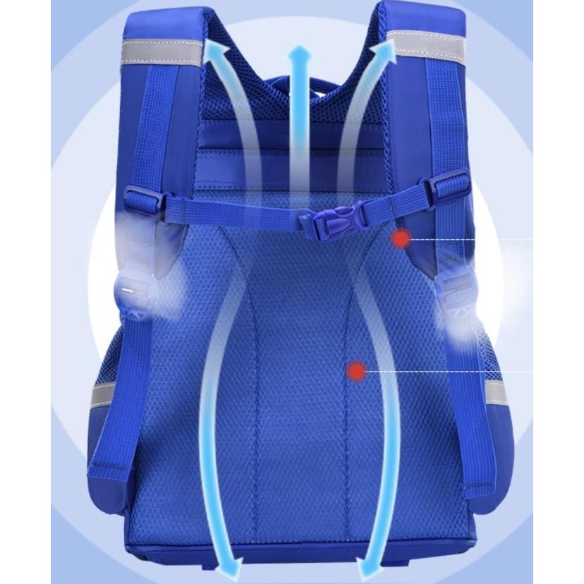 Wwh16 Tas Anak Sekolah Sd Ransel Spiderman Captain Backpack Tkm