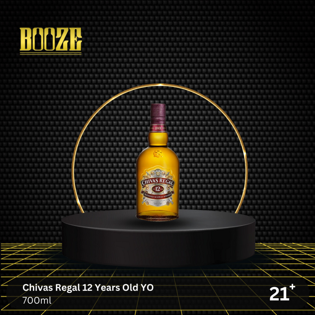 Chivas Regal 12 Years Old Yo Popular Blended Scotch Whisky 40% 700ml - Promo