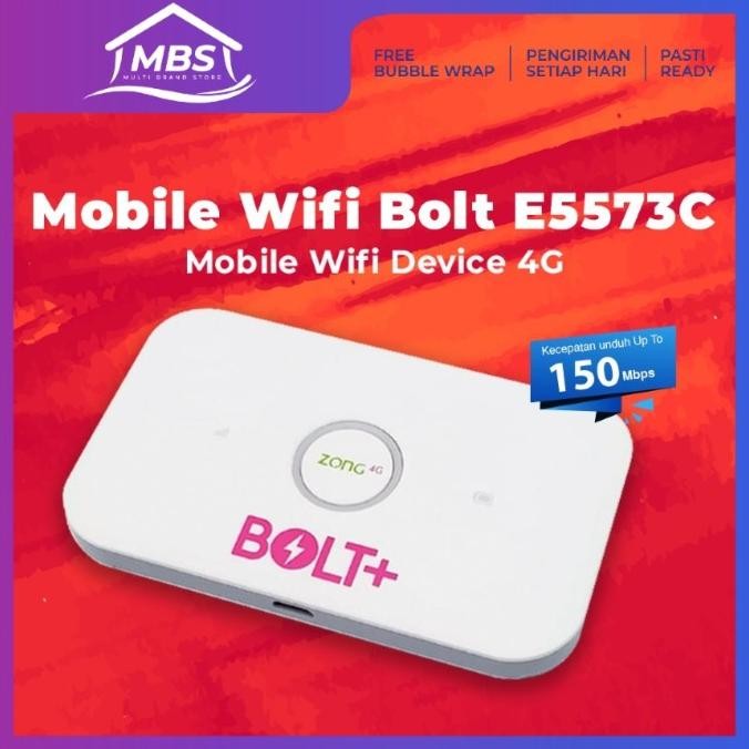 Promo Modem Wifi Mifi E5573C E5573 Bolt+ 4G Lte 150Mbps Unlock All Operator