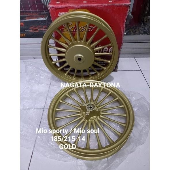 Peleg Velg Daytona Mio Sporty Palang 20 Bulat 185 215 14 Original