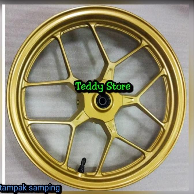 Peleg Velg Pelek Depan Honda New Vario Techno 125 150 Esp LED Gold Ori