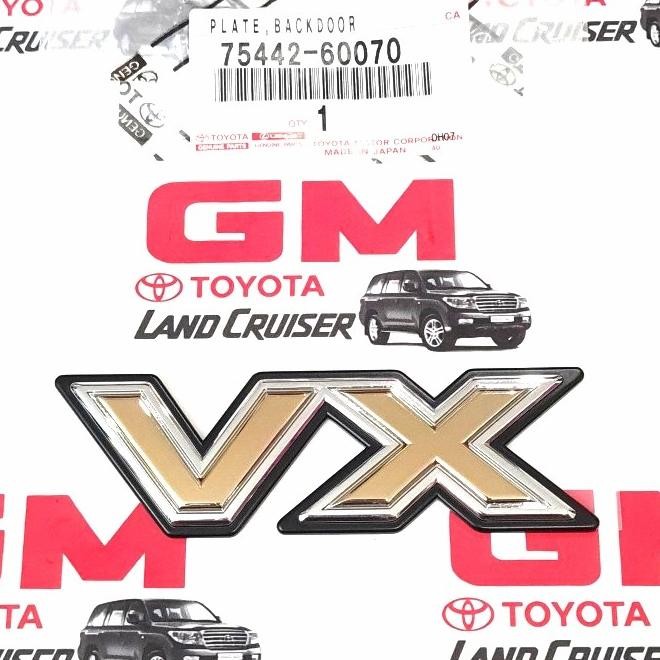 Emblem Vx Vx80 Land Cruiser Ori Orisinil 75442-60070