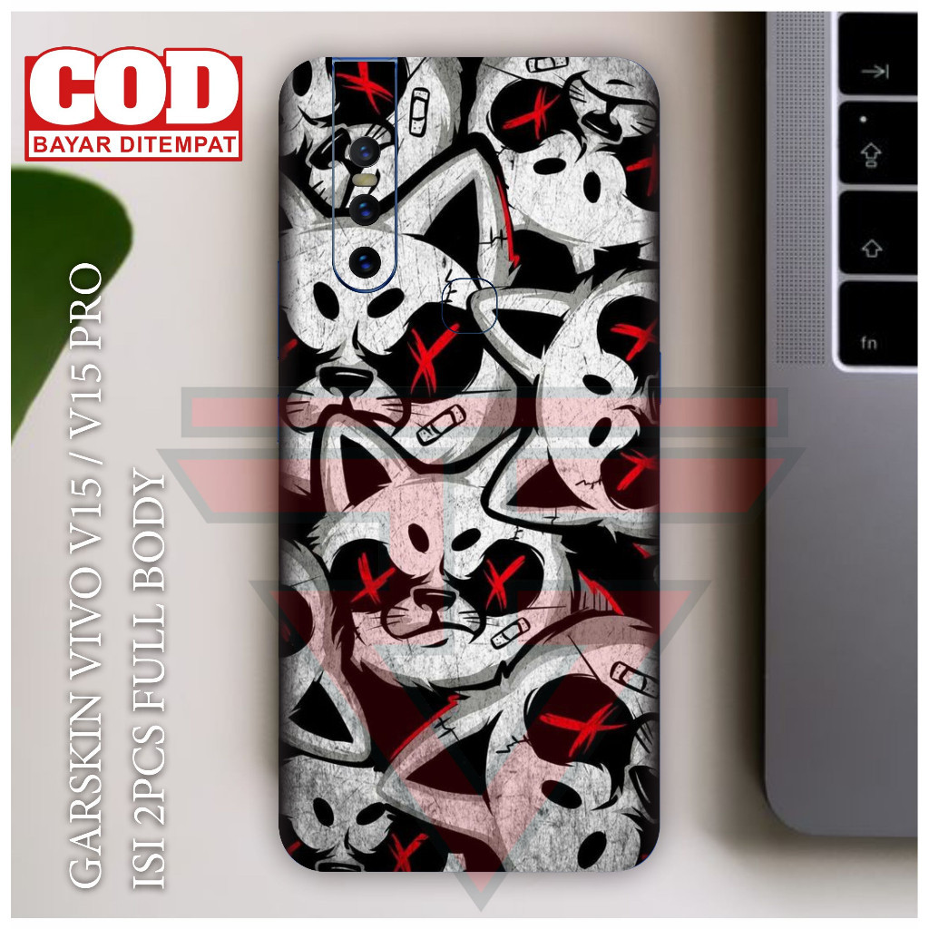 

Terlaris Vivo V15 Pro Garskin Stiker Custom Case Laminasi Tebal COD