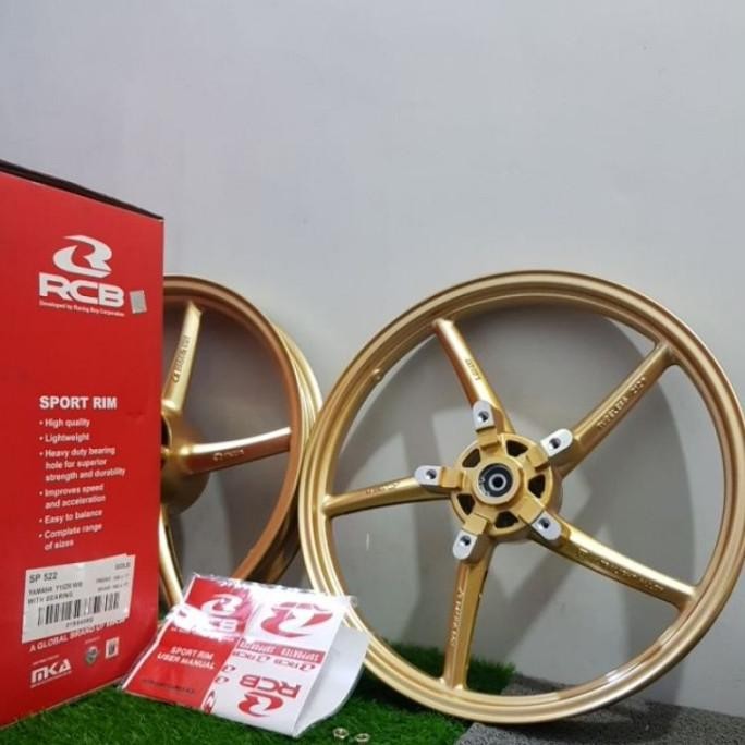 Velg Peleg Pelg Veleg Yamaha Mx King Y15Zr 160 - 185 / 160 X 160 Ring 17 Rcb Sp 522 Gold Terbaru Mur