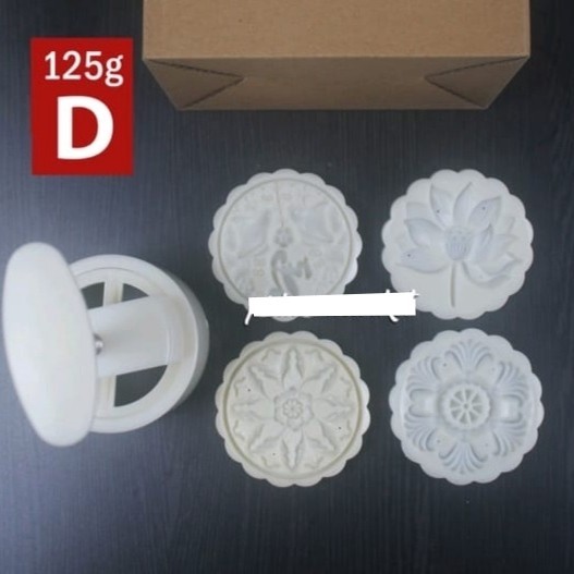 

BEST CETAKAN MOONCAKE 125G 4PCS STEMPEL /CETAKAN KUE BULAN 125GRAM