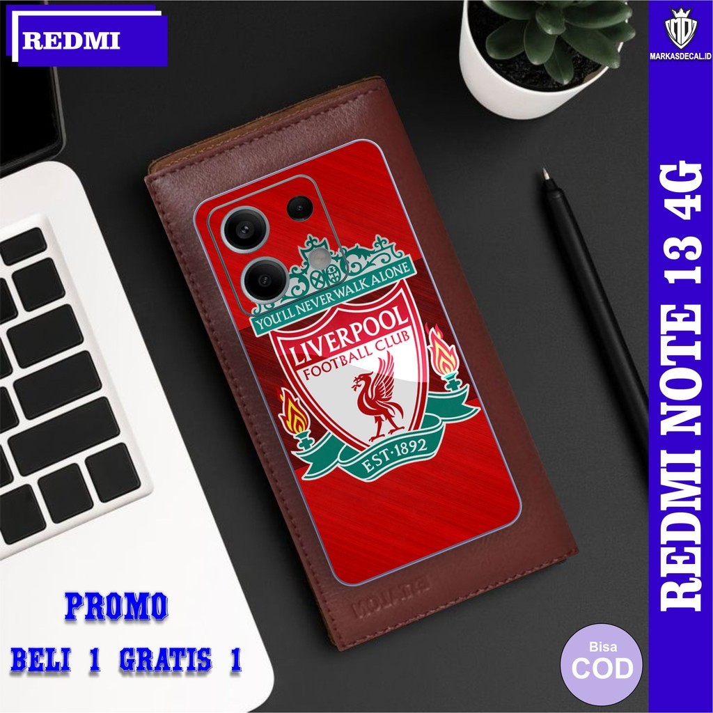 

Terlaris Redmi Note 13 4g Garskin Stiker Custom Case Laminasi Tebal COD