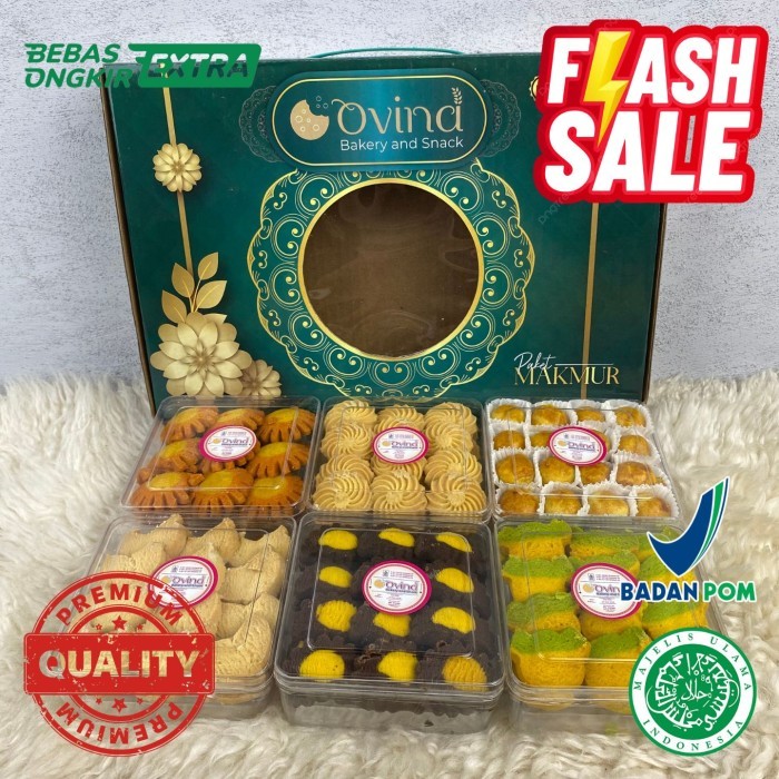 

New! PAKET KUE KERING OVINA ULTIMATE PARCEL KUE LEBARAN PAKET KUE LEBARAN Idul Fitri