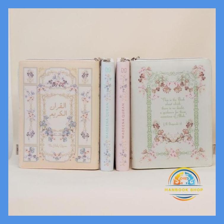 ALQURAN KECIL SAKU SEDANG TERJEMAHAN TAJWID WARNA UNTUK WANITA CANTIK RESLETING A5 A6 A7