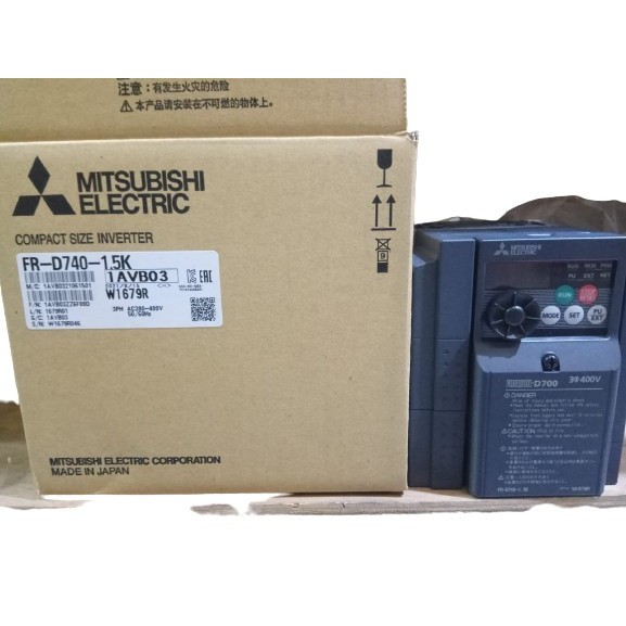 FR-D740-1.5K 1.5 KW FR D 740 1.5 K D740 1,5 KW INVERTER MITSUBISHI