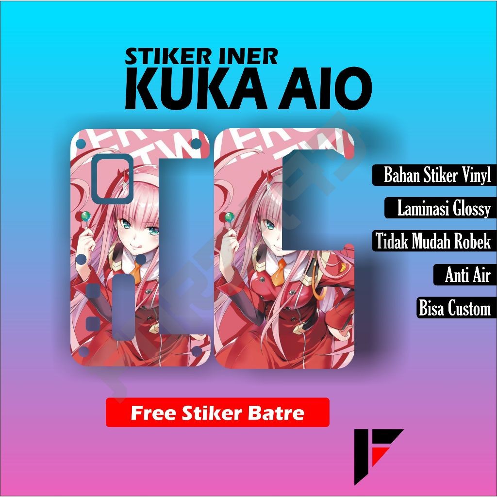 

Terlaris Stiker Kuka Quantac Garskin Custom Case Laminasi Tebal COD