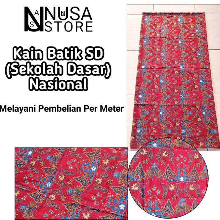 Bahan Kain Seragam Batik SD (Sekolah Dasar) Kualitas Terjamin
